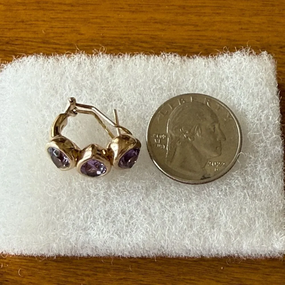 Gold vermeil earrings